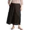 Universal Standard Crop Palazzo Cargo Pants In Black