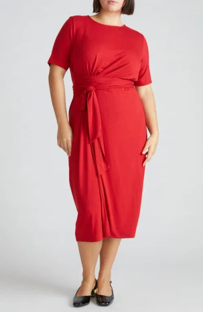 Universal Standard Delilah Tie Waist Midi Dress
