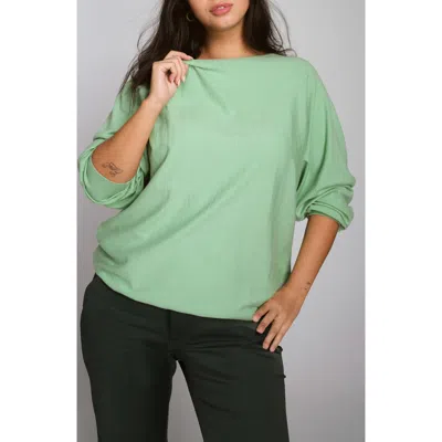 Universal Standard Dolman Sleeve Sweater In Mint