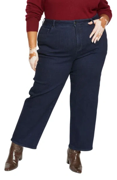 Universal Standard Donna Curve High Waist Straight Leg Jeans In Blue