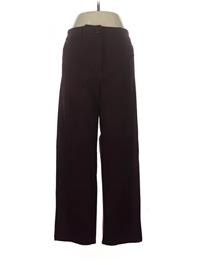 Pre-owned Universal Standard Dress Pants In Burgundy