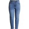 Universal Standard Dylan High Waist Jeans In Classic Washed Blue