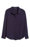 Universal Standard Elbe Button-up Shirt In Midnight