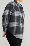 Universal Standard Elbe Classic Fit Stretch Cotton Flannel Button-up Shirt In Smokey Plaid