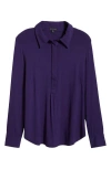 Universal Standard Elbe Popover Shirt In Astral Aura