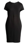 Universal Standard Robe Halie En Coton Stretch In Black