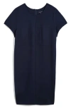 Universal Standard Executive Stretch Ponte Dress In Navy
