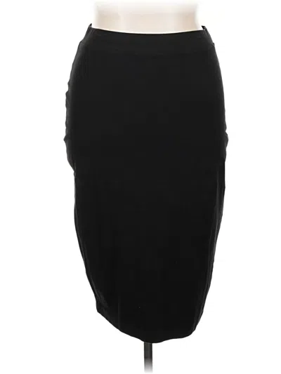 Pre-owned Universal Standard Formal Skirt In Black