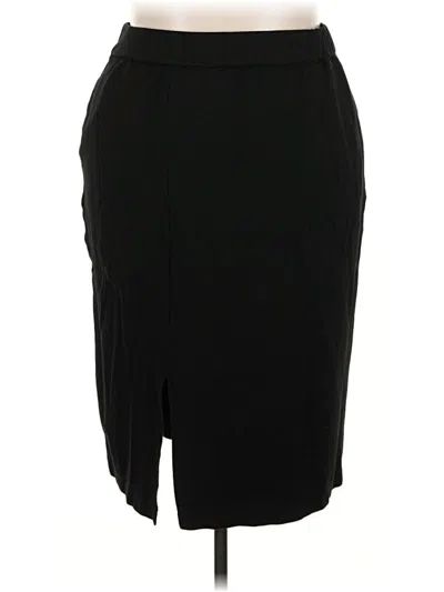 Pre-owned Universal Standard Formal Skirt In Black