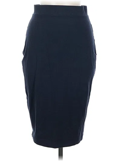 Pre-owned Universal Standard Formal Skirt In Blue