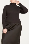 Universal Standard Foundation Turtleneck In Black