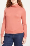 Universal Standard Foundation Turtleneck In Red