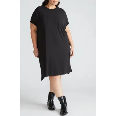 Universal Standard Garcon T-shirt Dress In Black
