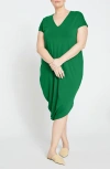 Universal Standard Geneva Asymmetric T-shirt Dress In Jardin