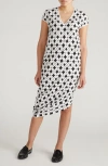 Universal Standard Geneva Asymmetric T-shirt Dress In Multi