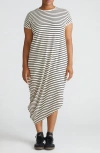 Universal Standard Geneva Dress In Brazilian Sand/black Stripe