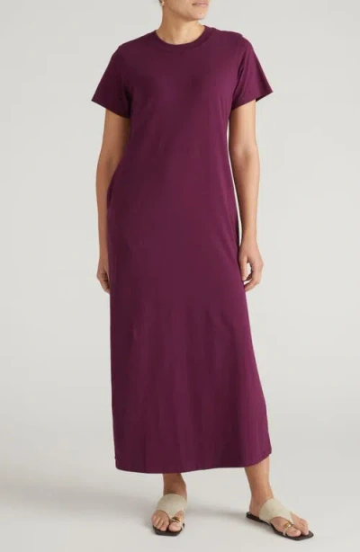 Universal Standard Halie Maxi T-shirt Dress In Purple