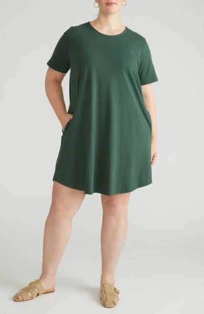 Universal Standard Halie T-shirt Dress In Green