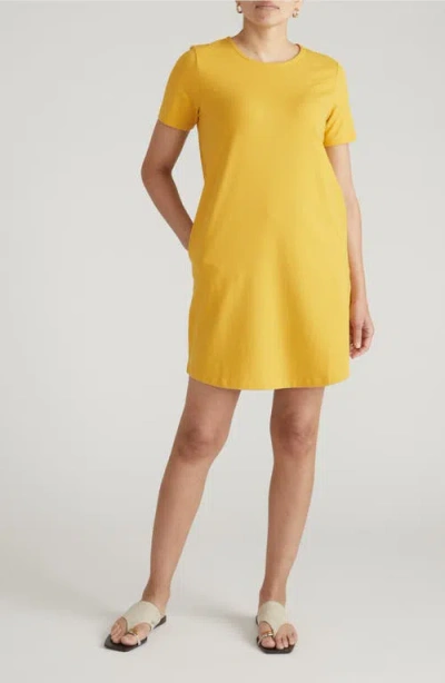Universal Standard Halie T-shirt Dress In Yellow