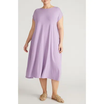 Universal Standard Heatwave Divine Jersey Dress In Purple