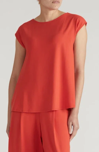 Universal Standard Heatwave Divine Jersey Top In Red