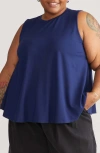 Universal Standard Heatwave Divine Tank Top In Blue