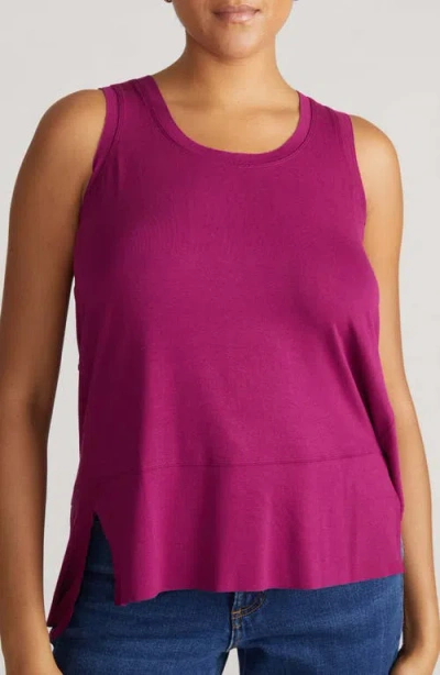 Universal Standard Hudson Liquid Jersey High-low Tank Top