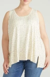 Universal Standard Hudson Liquid Jersey High-low Tank Top In Neutral