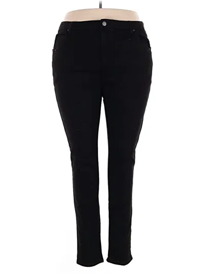 Pre-owned Universal Standard Jeggings In Black