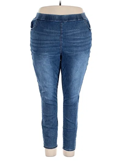 Pre-owned Universal Standard Jeggings In Blue