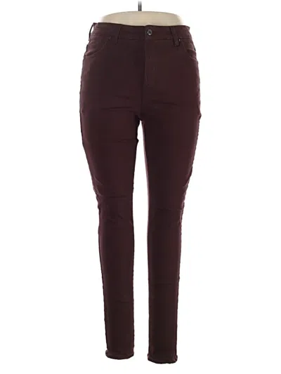 Pre-owned Universal Standard Jeggings In Burgundy