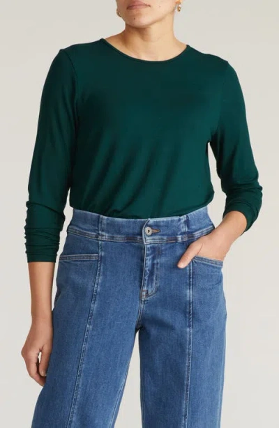 Universal Standard Joan Relaxed Fit T-shirt In Green