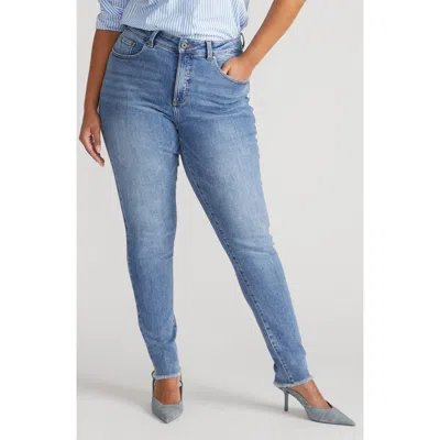 Universal Standard Joni Curve High Waist Slim Jeans In Blue