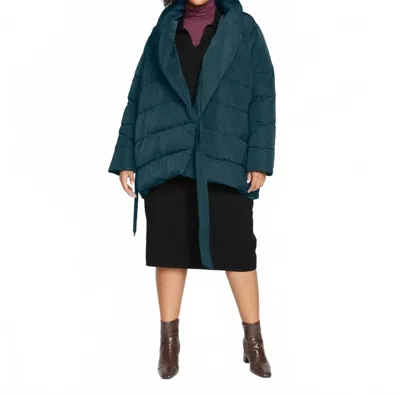 Universal Standard Kanda Puffer 2 Jacket In Deep Sea In Green