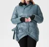 Universal Standard Kanda Puffer 2 Jacket In Storm In Blue