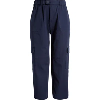 Universal Standard Karlee High Waist Stretch Cargo Pants In Navy