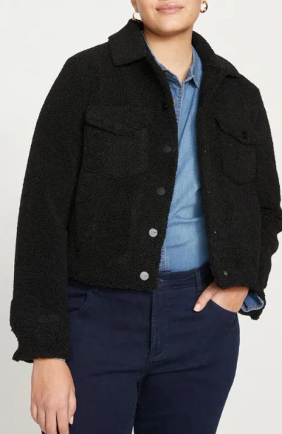 Universal Standard Kelsey Teddy Jacket In Black