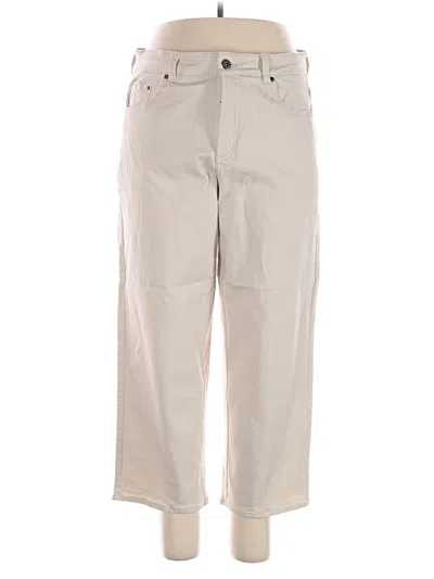 Pre-owned Universal Standard Khaki Pant In Ivory