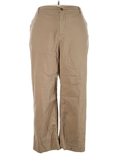 Pre-owned Universal Standard Khaki Pant In Tan