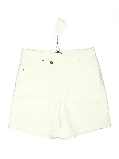 Pre-owned Universal Standard Khaki Shorts In Ivory