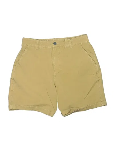 Pre-owned Universal Standard Khaki Shorts In Yellow