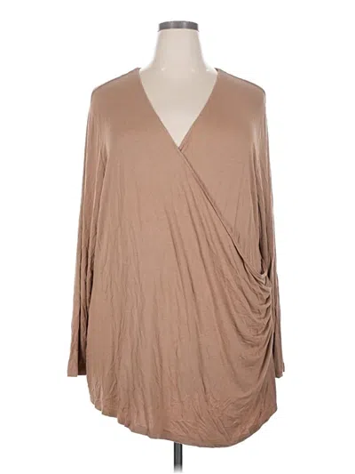 Pre-owned Universal Standard Kimono In Tan