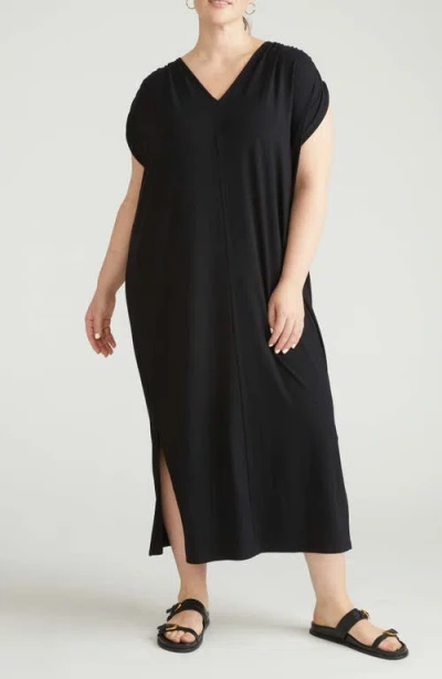 Universal Standard Kris Divine Jersey Maxi Dress In Black