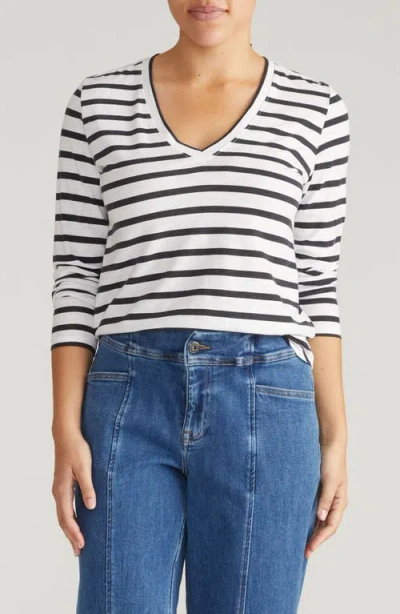 Universal Standard Light As Air Long Sleeve Top In Multi