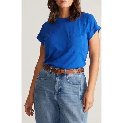 Universal Standard Light As Air Short Sleeve T-shirt In Blue