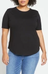 Universal Standard Light As Air Tee Rex T-shirt In Black