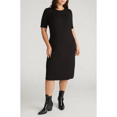 Universal Standard Lily Liquid Jersey Dress In Black