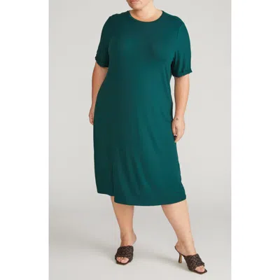 Universal Standard Lily Liquid Jersey Dress In Green