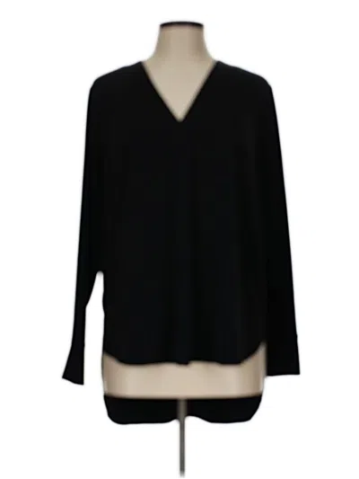 Pre-owned Universal Standard Long Sleeve Blouse In Black