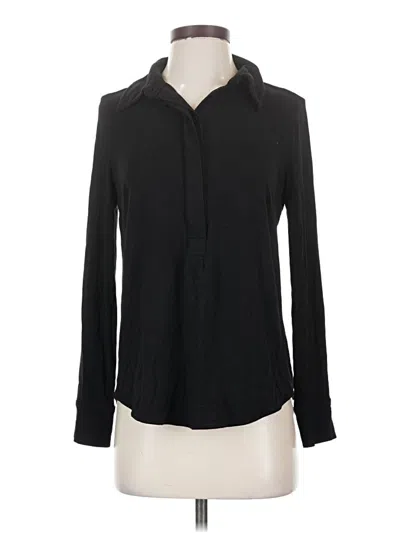 Pre-owned Universal Standard Long Sleeve Blouse In Black